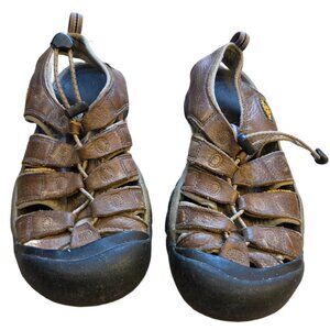 Keen Newport Leather Sandals – Men’s Size 8, Rugged Hiking Style